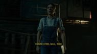 Linda in the ruins of the Cedar Steel Mill in 1980 (Image via Behaviour Interactive)